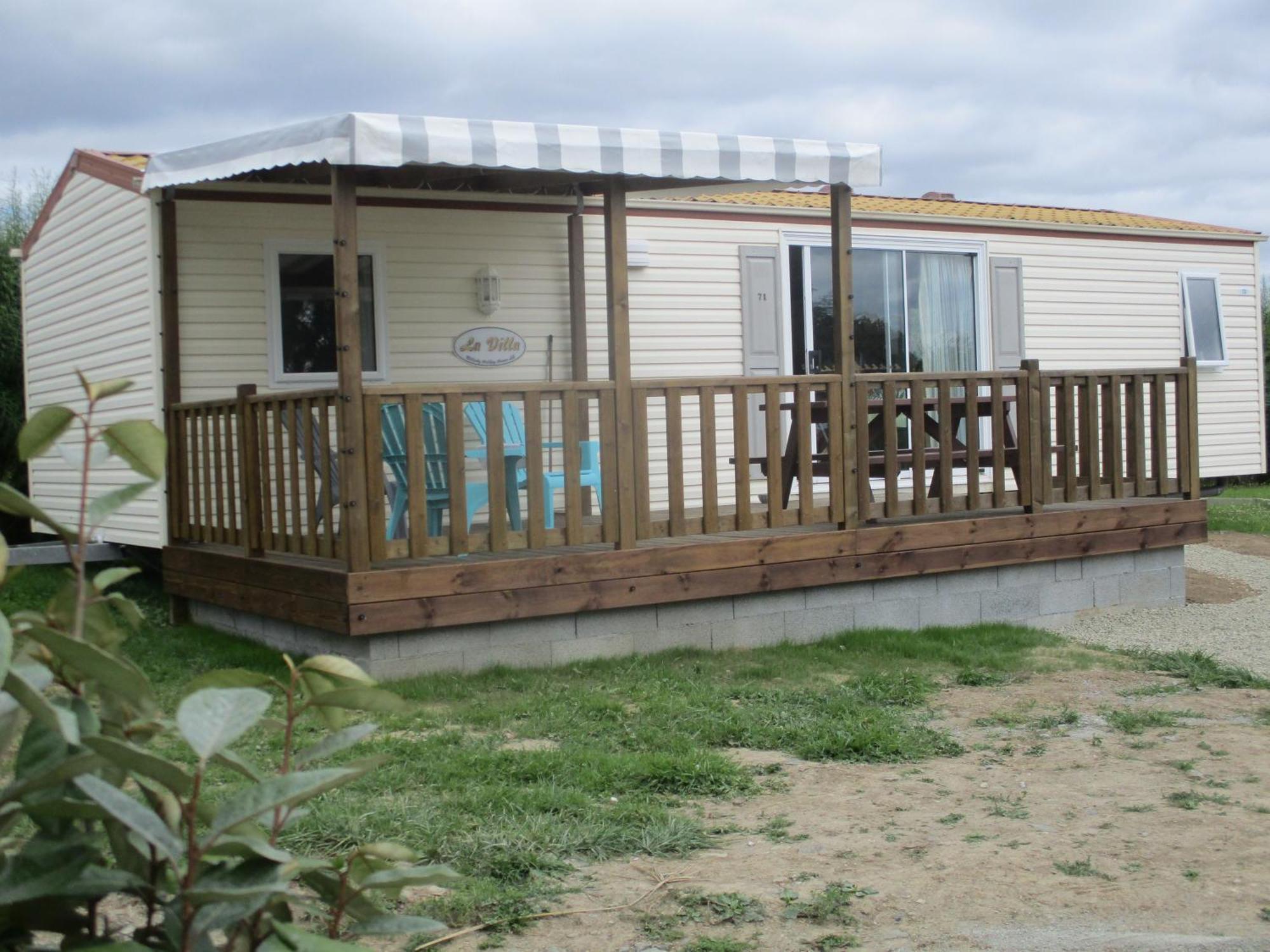 Les Mobile Home De Kerroyal Garlan Exterior photo